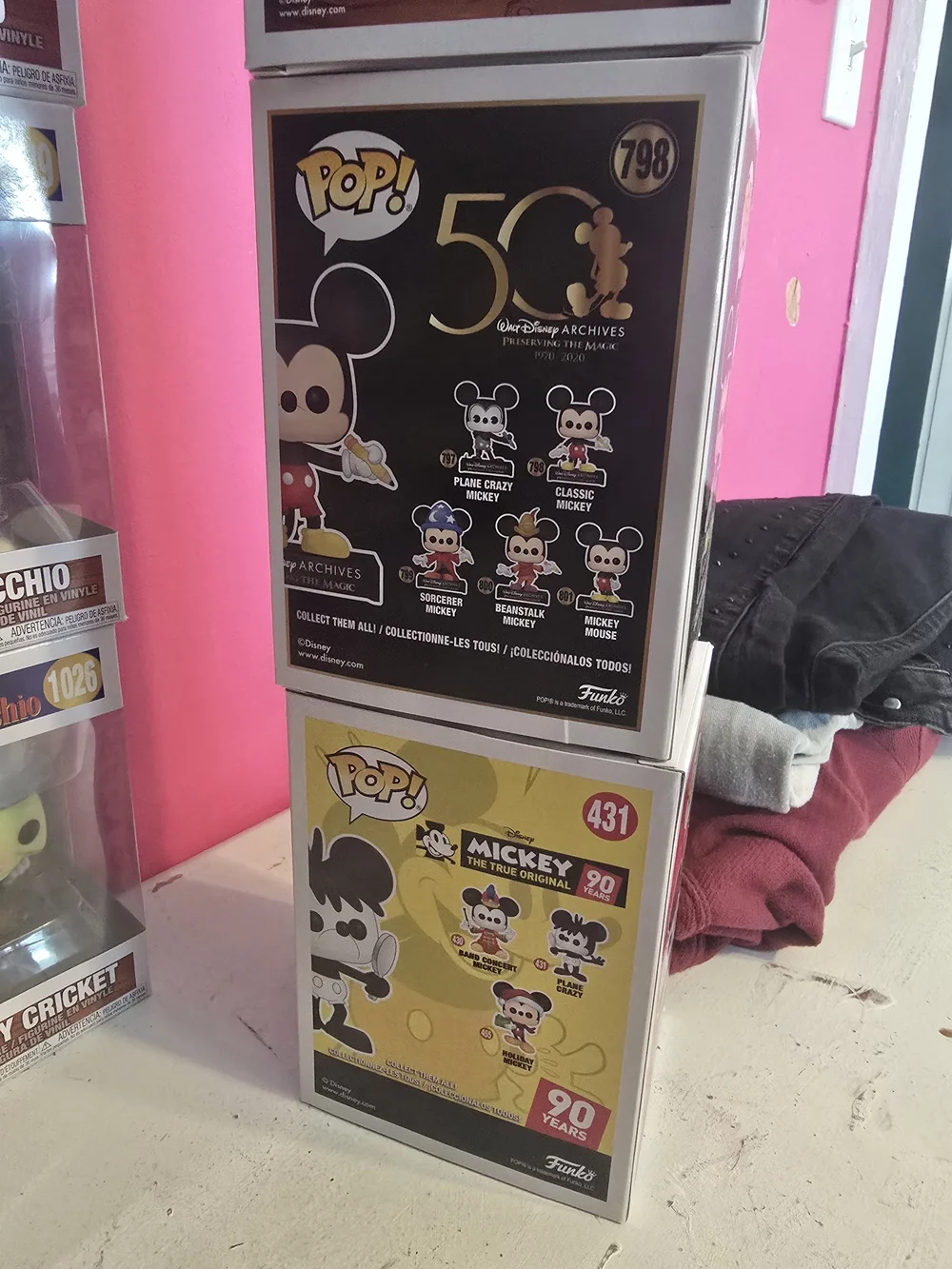 Funko Classic Mickey & Plane Crazy Dual Pop! Set